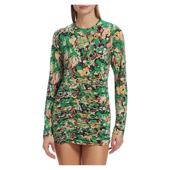 NWT A.L.C. Kiki Jersey Floral Minidress - Picture 5 of 12